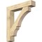 Ekena Millwork Balboa Block Rough Sawn Bracket w/ Offset Brace, Douglas Fir, 8"W x 40"D x 44"H BKT0806X40X44BOA05RDF - alternate 1